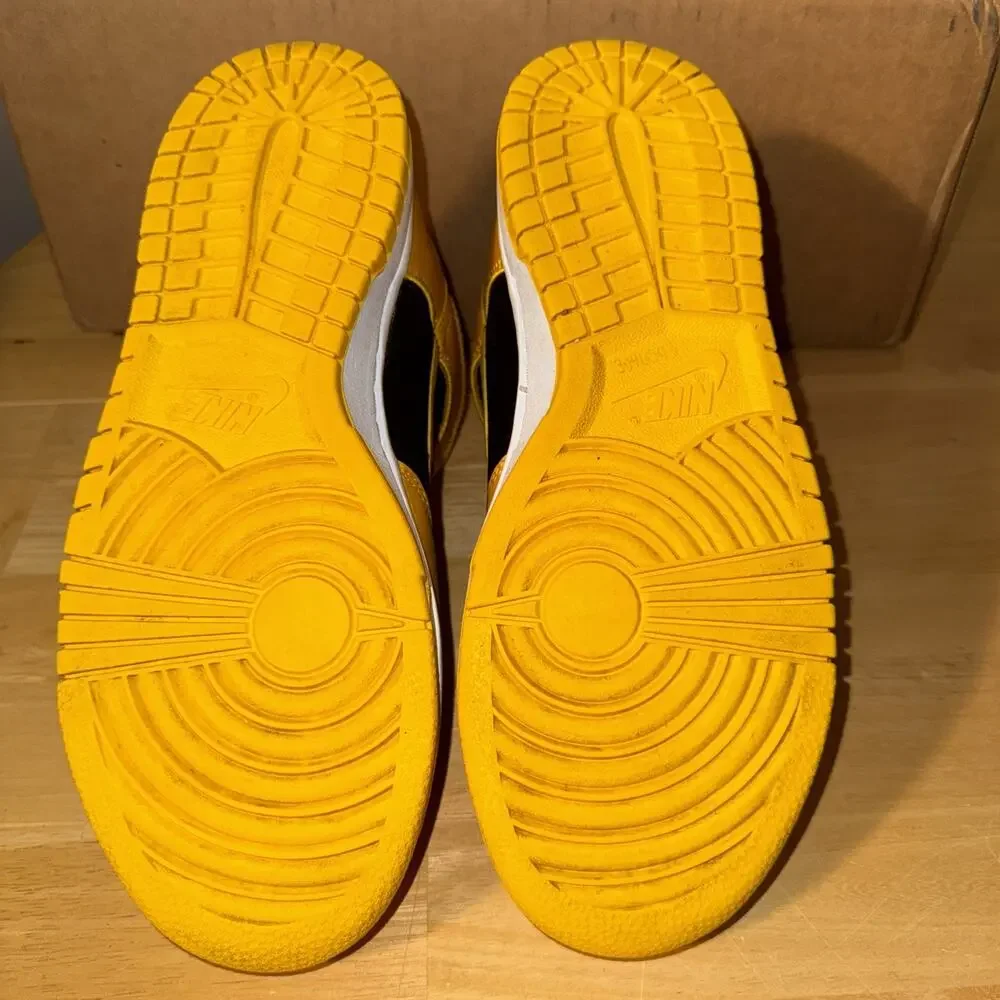 Size 9w - Nike Dunk High Satin Goldenrod